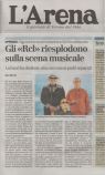 Articolo Arena di verona domenica 12/10/2014
